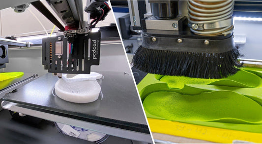 Einlagen 3D-Druck vs. CNC-Fräsen
